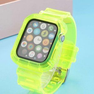 FLAPI Yellow-Green Band compatible w/apple watch 42mm/44mm